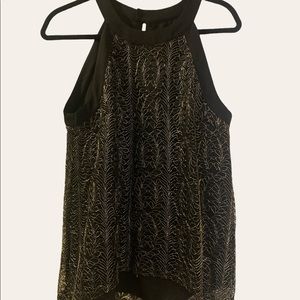 Black and Gold Pink Martini Blouse